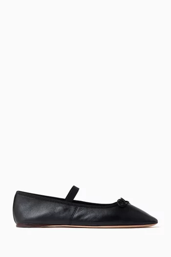Leonie Ballet Flats in Leather