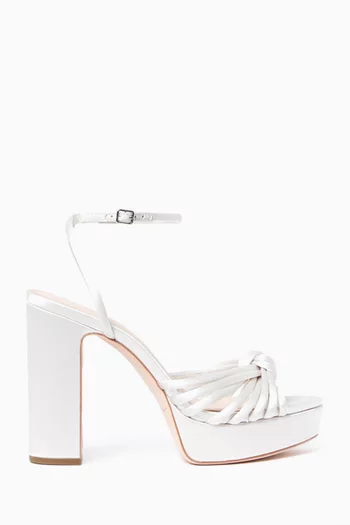 Rivka 115 Platform Sandals in Satin
