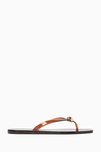 Jovie Jelly Thong Sandals in PVC