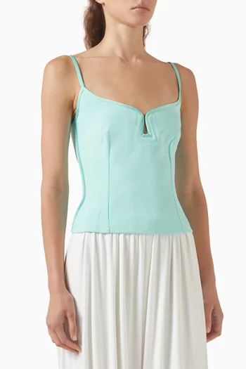 Marlo Contrast Top