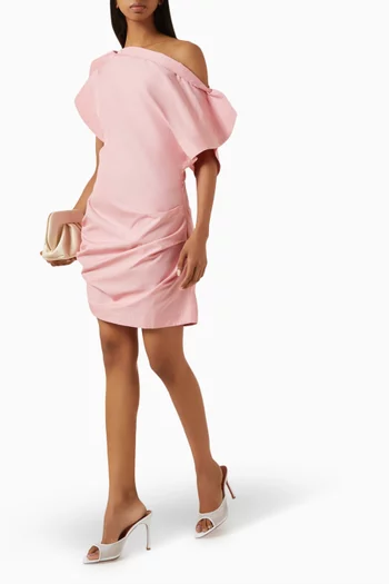 Nova Mini Dress in Taffeta