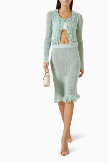 Knit Fringe Cardigan