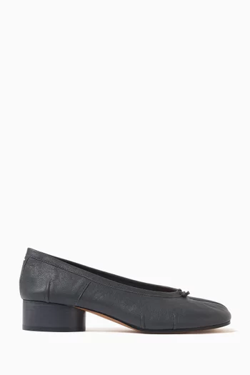 Tabi Ballerina Shoes in Leather