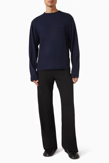 Logo T-shirt in Cotton-cashmere