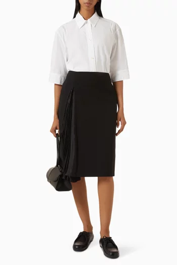 Lightweight Shirt in Cotton Poplin