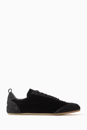 Etage Sneakers in Satin & Suede