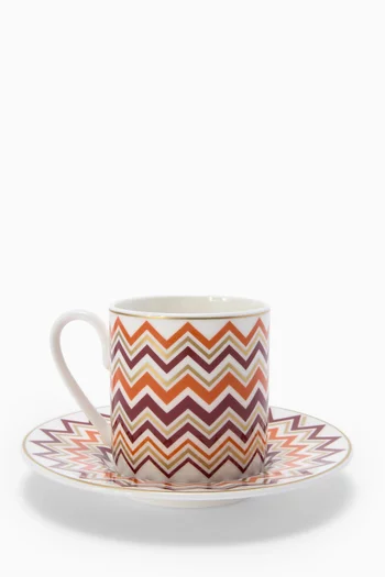 Iconic Coffee Cups & Saucers, Set of 2