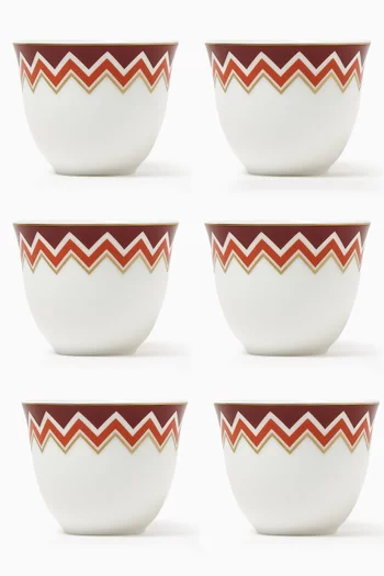 Iconic Arabic Cups, Set of 6