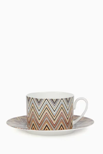 Jarris Tea Cup & Saucer, Set of 6