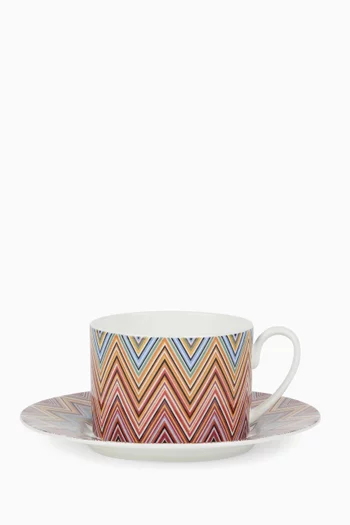 Jarris Tea Cup & Saucer, Set of 6