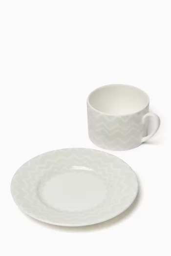 Jarris Tea Cup & Saucer, Set of 6
