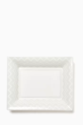 ZigZag Trinket Tray in Porcelain