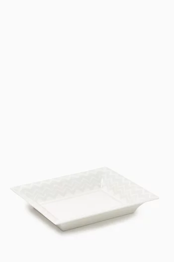 ZigZag Trinket Tray in Porcelain