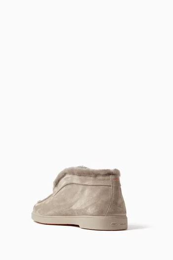 Fortune High Top Loafers in Suede