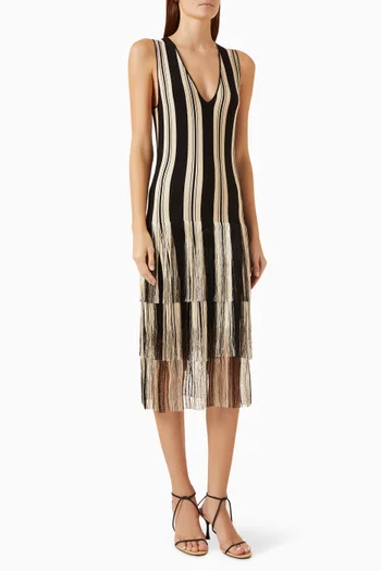 Finley Fringe Midi Dress