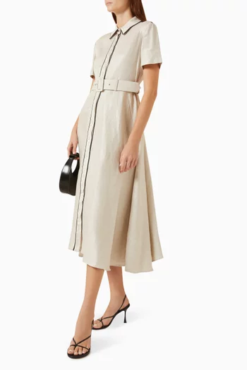 Jean Belted Shirt Dress
