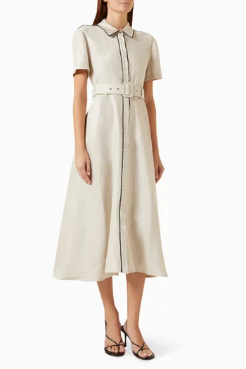 Jean Belted Shirt Dress