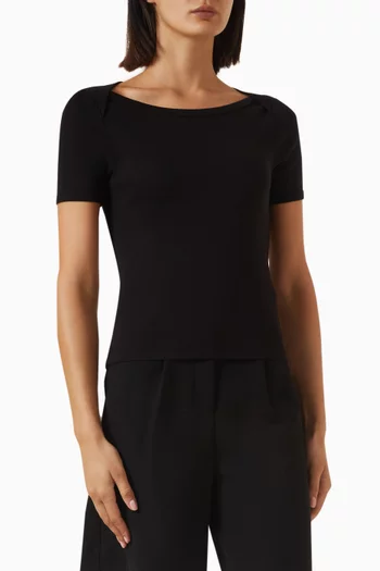 Bateau T-shirt in Supima Cotton