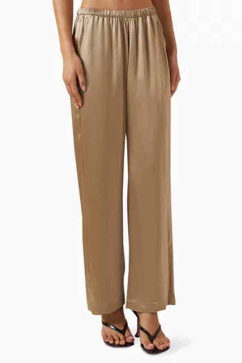 Everywhere Pants in Silk Satin