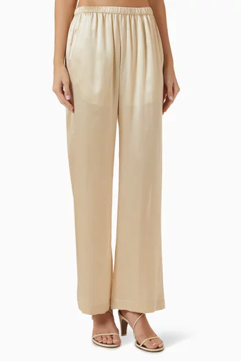 Everywhere Pants in Silk-satin