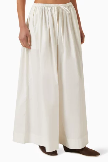 Hybrid Wide-leg Pants in Cotton