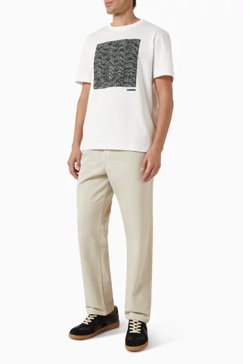 Printed T-shirt in Cotton