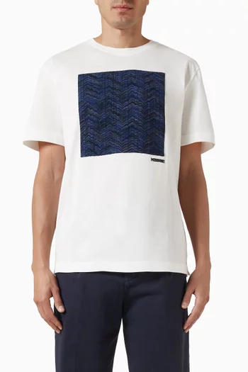 Printed T-shirt in Cotton