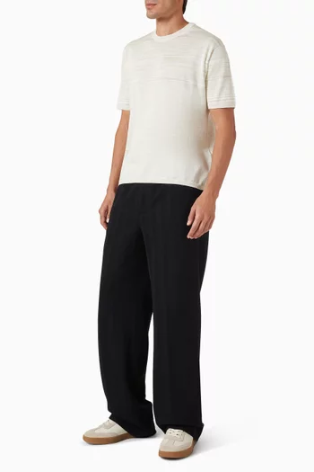 Tonal Chevron Pants