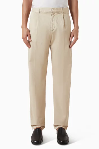Chino Pants in Stretch-cotton