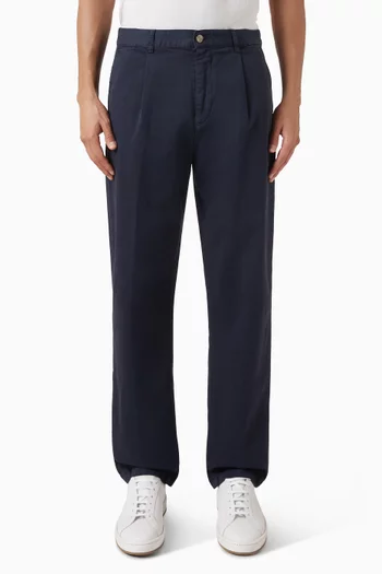 Chino Pants in Stretch-cotton