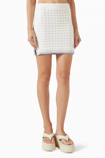 Mini Skirt in Boucle