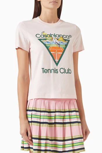 Tennis Club T-shirt in Organic Cotton