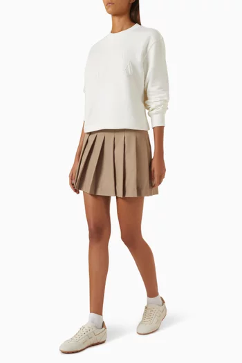 Pleated Skirt in Cotton