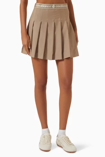 Pleated Skirt in Cotton