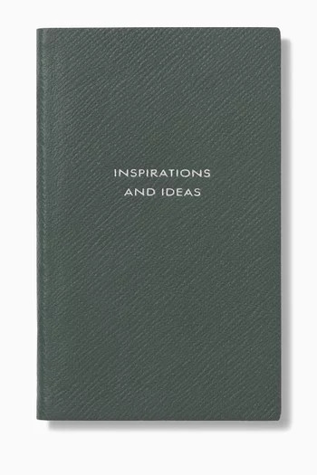 Inspirations & Ideas Notebook in Panama Leather
