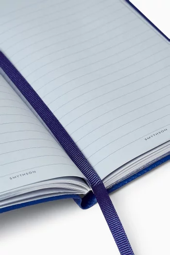 Blank Canvas Notebook in Panama Leather