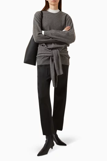 Tio Extra Shawl Sweater in Wool-blend