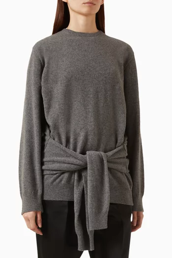 Tio Extra Shawl Sweater in Wool-blend