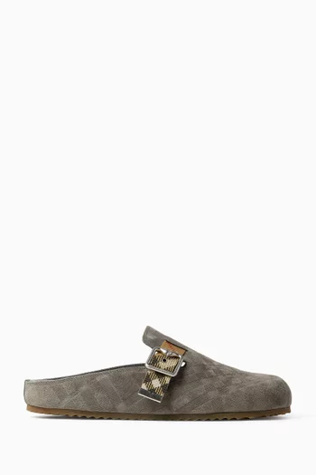 Urchin Flat Mules in Canvas