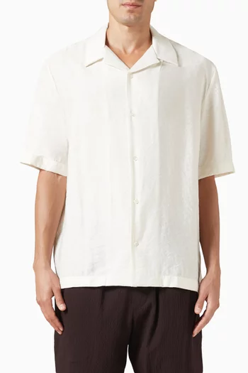 Camp Collar Shirt in Linen