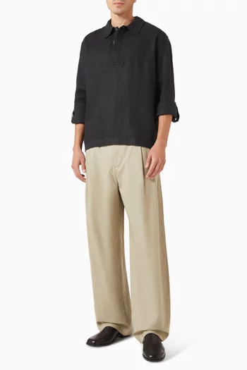 Popover Shirt in Linen