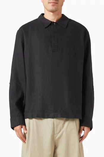 Popover Shirt in Linen