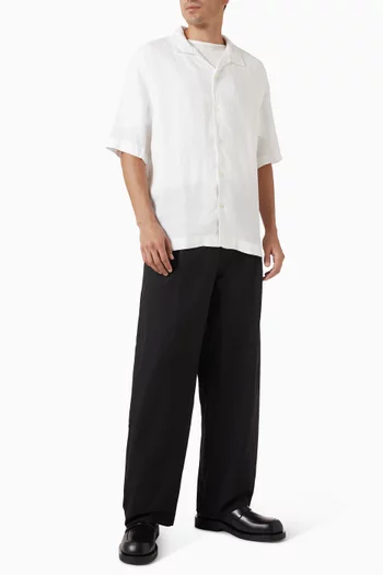 Relaxed Fit Trousers in Cotton-blend