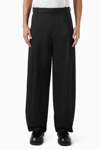 Relaxed Fit Trousers in Cotton-blend
