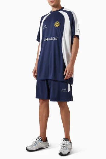 Soccer Oversized T-Shirt in Technical Jersey
