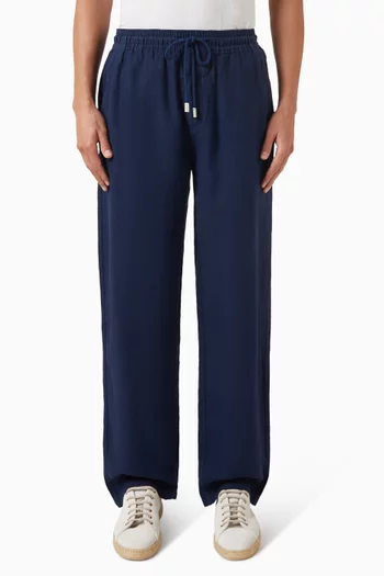 Pacha Drawstring Pants in Linen