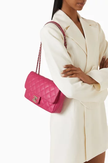 Medium Shoulder Bag in Rubber