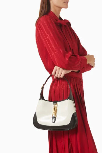 2020s Jackie Shoulder Bag in Shiny Calfskin Leather
