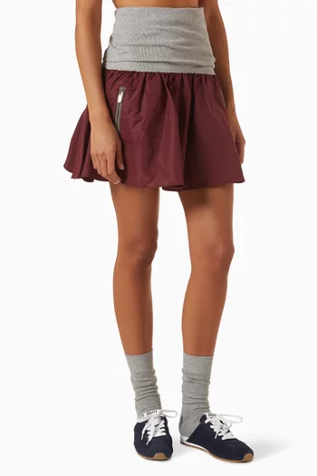 Technical Fabric Miniskirt