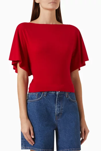 Avery Knit Top in Tencel Blend